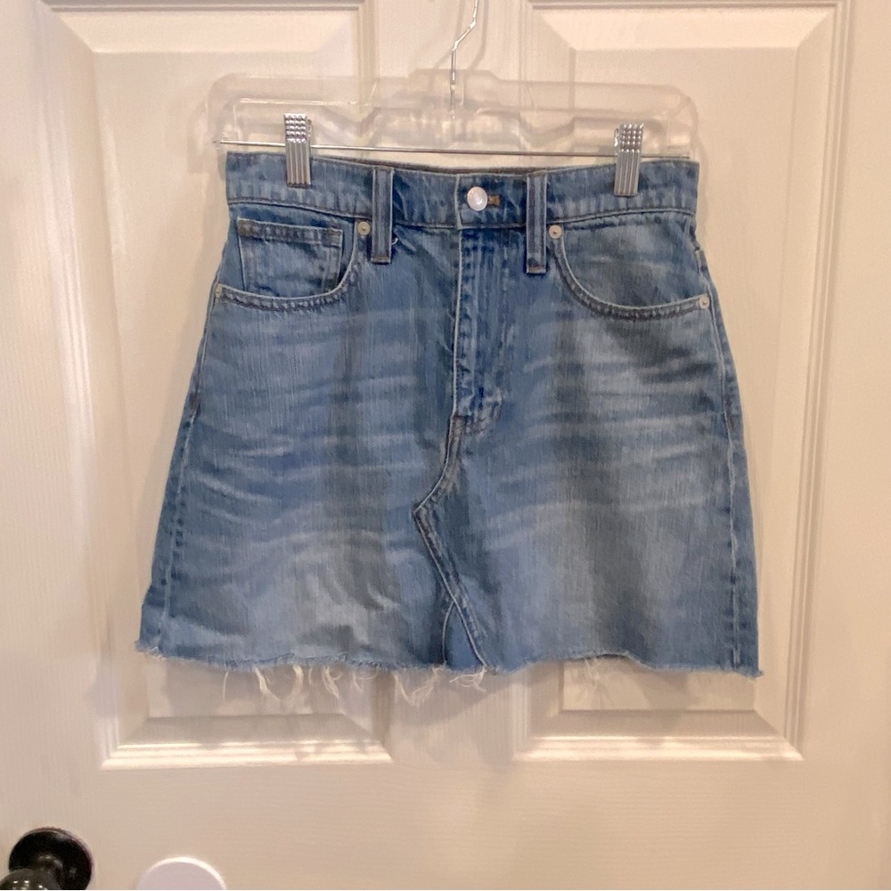 Madewell denim jean skirt size 25